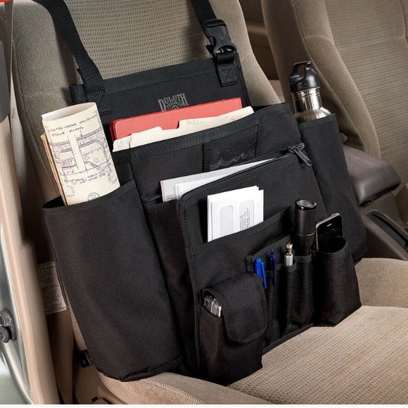Duluth Trading Co Black Car Organizer cab commander truck - Picture 1 of 6